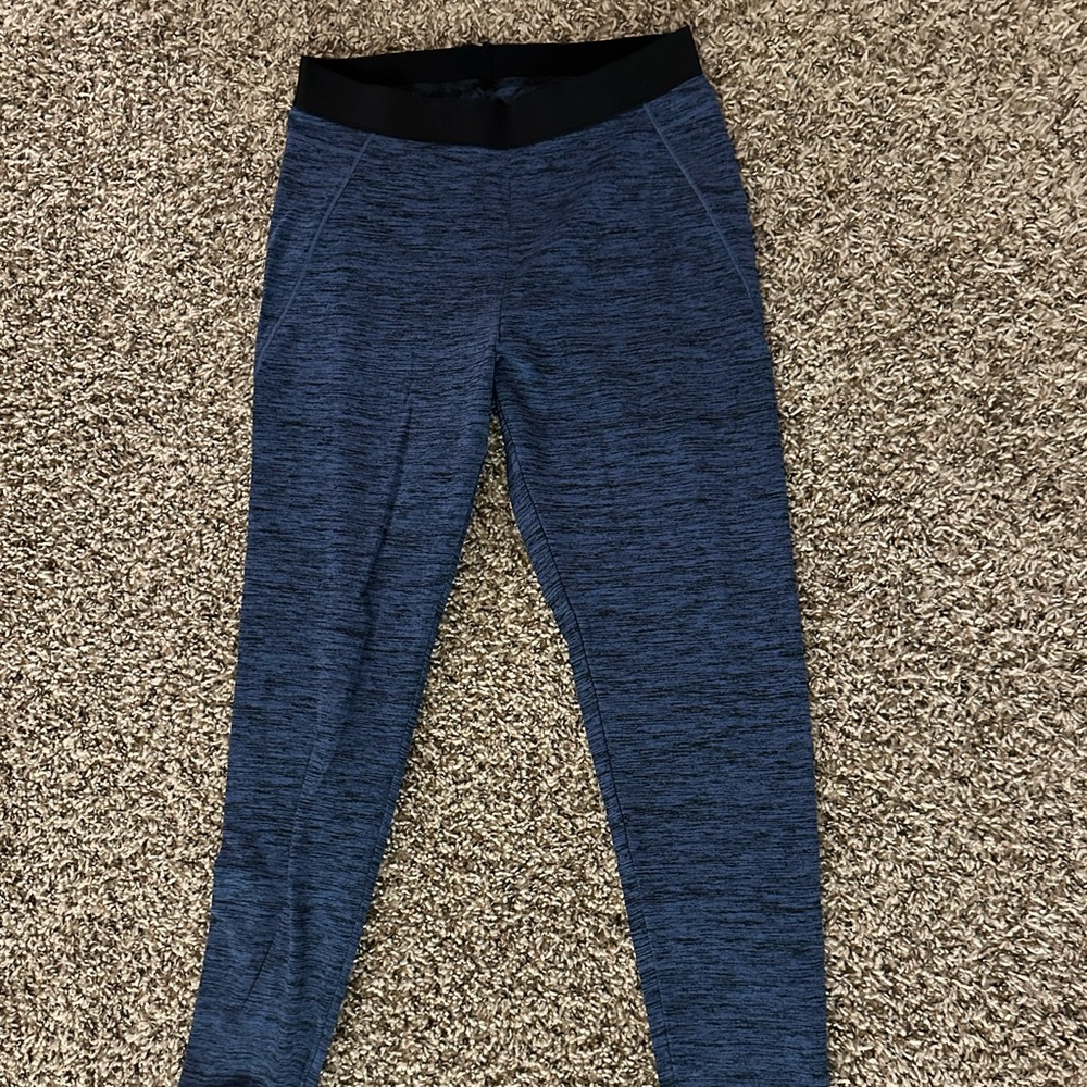 Blue and Black Leggings